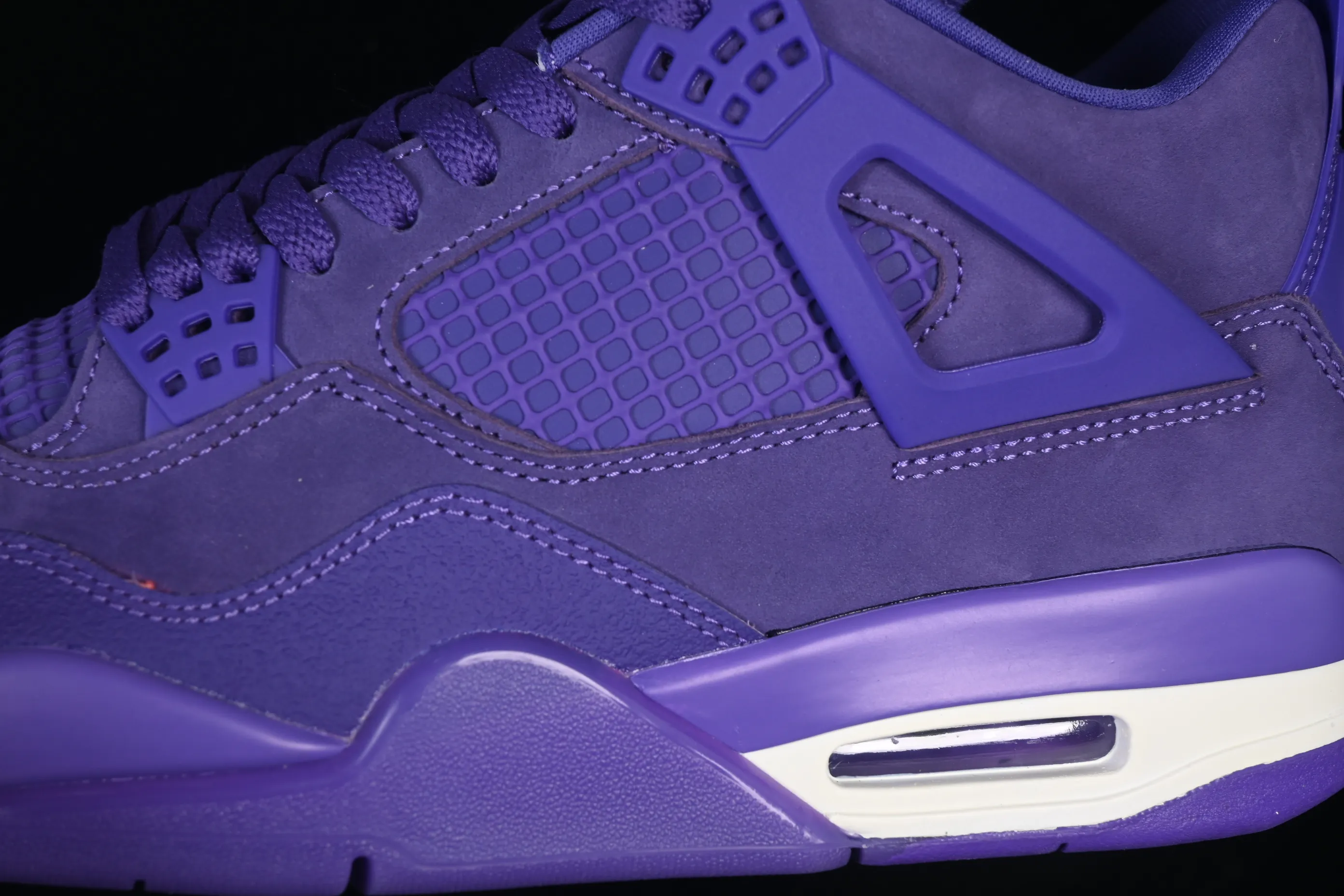 All categories Air Jordan Jordan series basketball shoes Air Jordan 4 Nigel Sylvester x Air Jordan 4 Retro "Purple" AJ4 Joe 4 joint blue brick HF4340-500